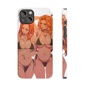 “ORIHIME X RANGIKU” Slim iPhone Cases