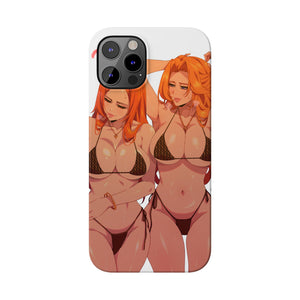 “ORIHIME X RANGIKU” Slim iPhone Cases