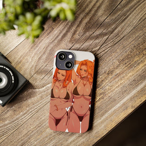 “ORIHIME X RANGIKU” Slim iPhone Cases