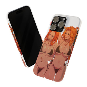 “ORIHIME X RANGIKU” Slim iPhone Cases