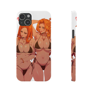 “ORIHIME X RANGIKU” Slim iPhone Cases