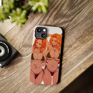 “ORIHIME X RANGIKU” Slim iPhone Cases