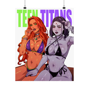 “STARFIRE & RAVEN” Matte Vertical Posters