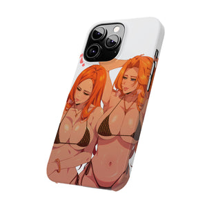 “ORIHIME X RANGIKU” Slim iPhone Cases