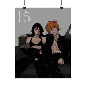 “ICHIGO X RUKIA” Matte Vertical Posters