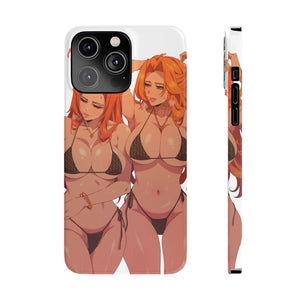 “ORIHIME X RANGIKU” Slim iPhone Cases