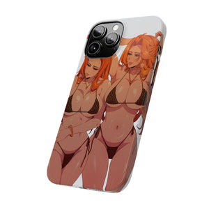 “ORIHIME X RANGIKU” Slim iPhone Cases