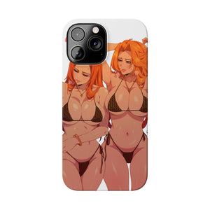 “ORIHIME X RANGIKU” Slim iPhone Cases