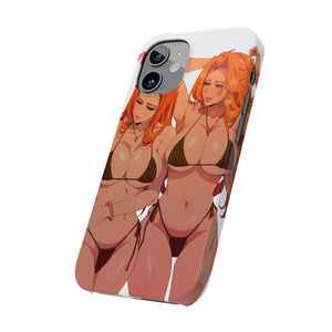 “ORIHIME X RANGIKU” Slim iPhone Cases