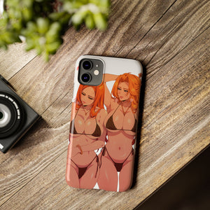 “ORIHIME X RANGIKU” Slim iPhone Cases