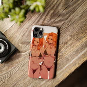 “ORIHIME X RANGIKU” Slim iPhone Cases