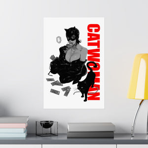 “CATWOMAN” Matte Vertical Posters