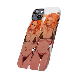 “ORIHIME X RANGIKU” Slim iPhone Cases