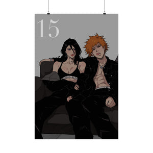 “ICHIGO X RUKIA” Matte Vertical Posters