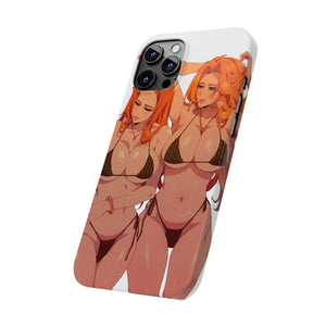 “ORIHIME X RANGIKU” Slim iPhone Cases