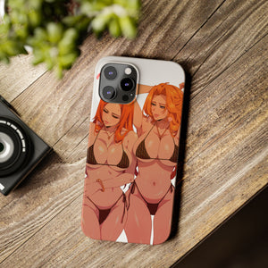 “ORIHIME X RANGIKU” Slim iPhone Cases