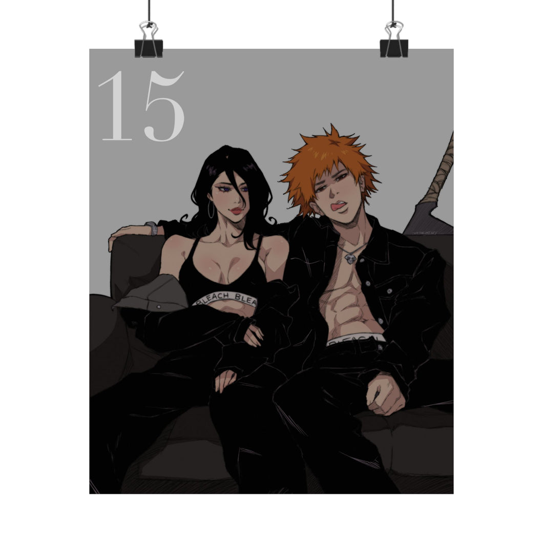 “ICHIGO X RUKIA” Matte Vertical Posters