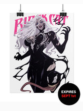 Load image into Gallery viewer, “SYMBIOTE BLACKCAT” Rolled Posters