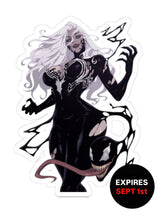 Load image into Gallery viewer, “SYMBIOTE BLACKCAT” Kiss-Cut Stickers